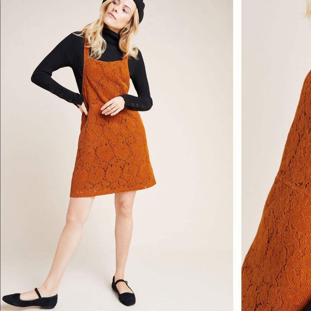 ❤️HP❤️ANTHROPOLOGIE CORDUROY OVERALL DRESS